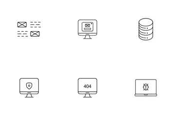 Coding And Webdesign Icon Pack