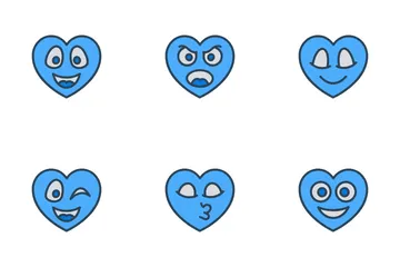 Emoji coeur Icon Pack