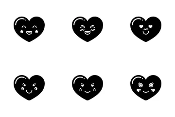 Emoji coeur Icon Pack