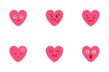 Emoji coeur Pack d'Icônes