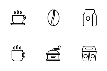 Coffee And Cafe Icon Pack