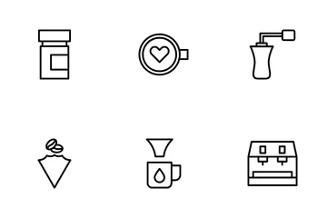 Coffee And Cafe Icon Pack