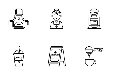 Coffee Barista Icon Pack