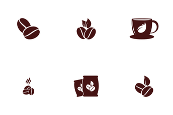 Coffee Beans Icon Pack
