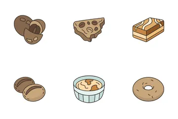 Coffee Desserts Icon Pack