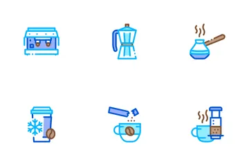 Coffee Energy Drink Icon Pack