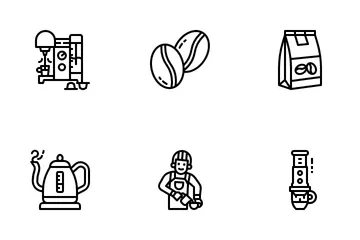 Coffee Maker Icon Pack