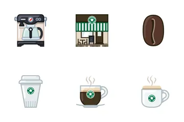  Coffee Shop Icon Pack