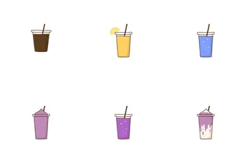 Coffee Shop Drinks Icon Pack