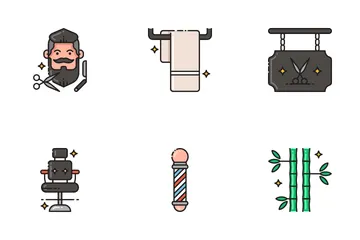 Beauté des cheveux Pack d'Icônes