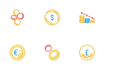 Coin Money Business Icon Pack