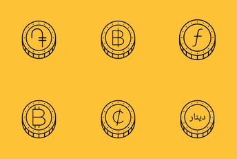 Coins & Currencies Icon Pack