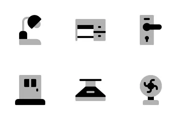 Coisas de casa Pacote de Ícones