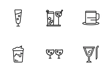 Cold Drinks Icon Pack