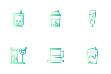 Cold Drinks Icon Pack