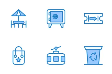 Coleção de elementos da cidade Icon Pack