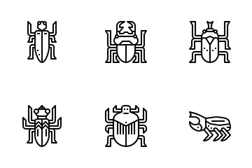 Recolección de insectos Paquete de Iconos