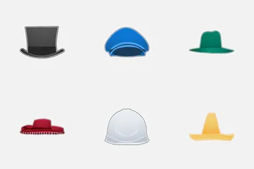 Collection de chapeaux Pack d'Icônes