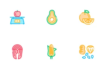 Collection Healthy Food Icon Pack