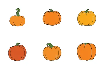 Collection Of Pumpkins Icon Pack
