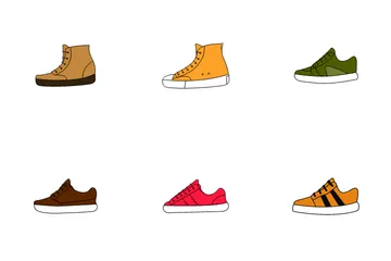 Colored Sneaker Icon Pack