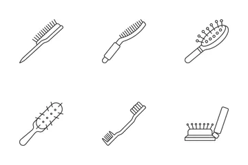 Combs And Hairbrushes Icon Pack