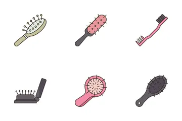 Combs And Hairbrushes Icon Pack