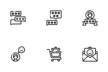 Comentários on-line Pacote de Ícones