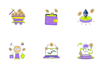Comercio digital Paquete de Iconos