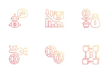 Comercio digital Paquete de Iconos
