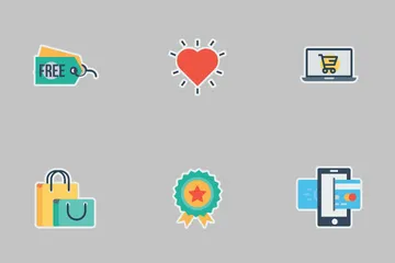 Comercio electrónico Paquete de Iconos