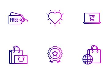Comercio electrónico Paquete de Iconos