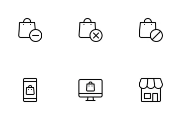 Comercio electrónico Icon Pack