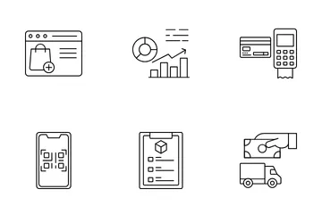 Comercio electrónico Paquete de Iconos