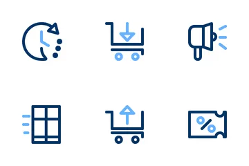 Comercio electrónico Paquete de Iconos