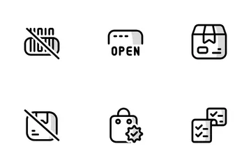 Comercio electrónico Icon Pack