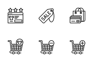 Comercio electrónico Paquete de Iconos