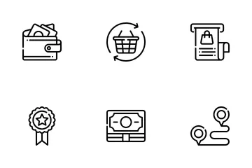 Comercio electrónico Paquete de Iconos