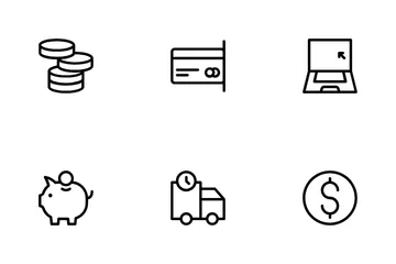 Comercio electrónico Paquete de Iconos