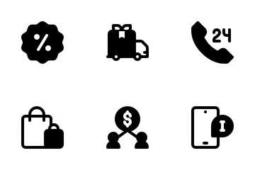 Comercio electrónico Icon Pack