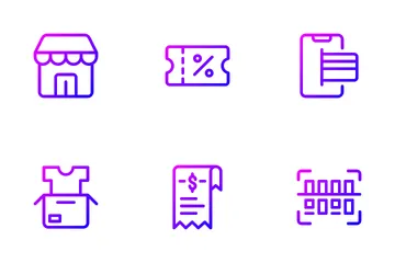 Comercio electrónico Paquete de Iconos