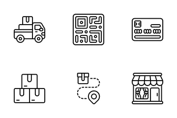 Comercio electrónico Paquete de Iconos