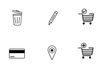 Comercio electrónico Icon Pack