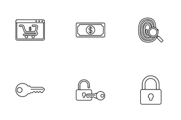 Comercio electrónico Paquete de Iconos