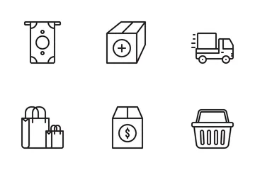 Comercio electrónico Icon Pack