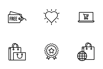 Comercio electrónico Paquete de Iconos