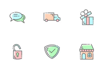 Comercio electrónico Paquete de Iconos