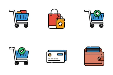 Comercio electrónico Icon Pack