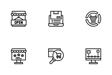 Comercio electrónico Icon Pack