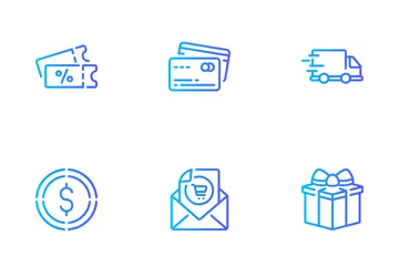 Comercio electrónico Icon Pack